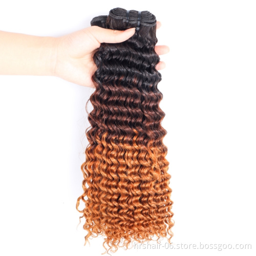 10a Grade Unprocessed Brazilian Virgin Human Hair 40 Inch 1B 4/27 Color Double Draw Straight Bundle